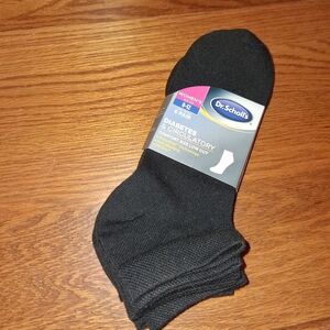 Women's Dr. Scholl's Diabetes & Circulatory 6 Pack Low Cut, NWT